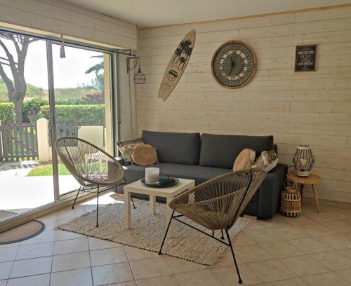 Saint-Cyprien Plage Apartment | LES CAPITELLES: Beach Access, Pool & Ocean View Retreat