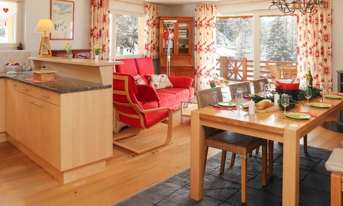 Champex-Lac Apartment | Experience Lake View Comfort at Les Combins Apt. 23