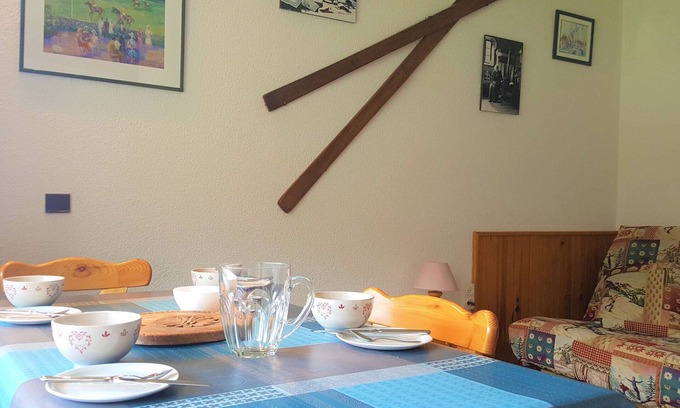 Les Avanchers-Valmorel Apartment | Idyllic Les Côtes 15 - Mountain View Apartment for Families