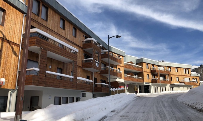 Plagne Centre Apartment | Guest Rated: Les Cristaux de La Plagne with Family Amenities