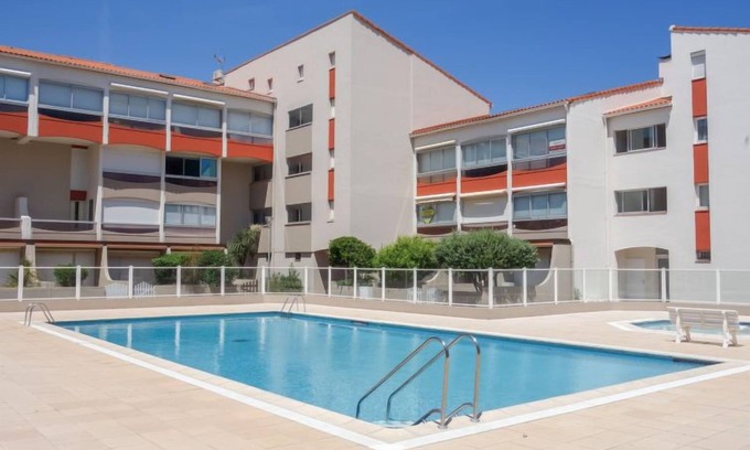 Plage d'Argeles Apartment | Relax at Les Golfes Clairs by Interhome with Ocean Views