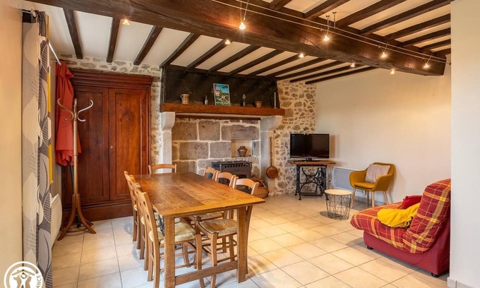 Saint-Julien-la-Geneste House | Discover Les Moissons: Family-Friendly Retreat in Nature