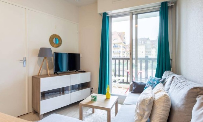 Cabourg Apartment | Discover Les Normandières: Oceanfront Getaway with Pool