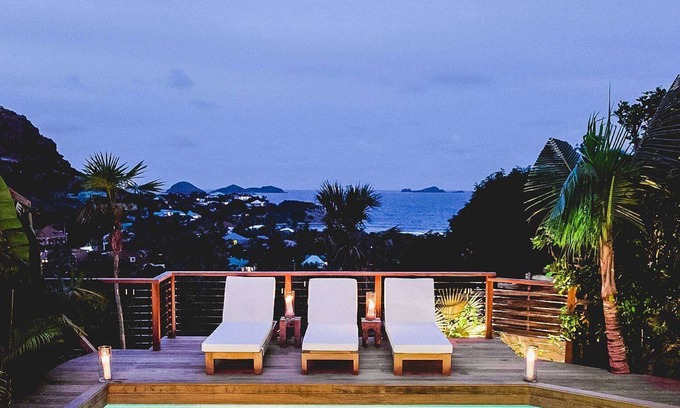 Anse des Cayes Villa | Indulge at Les Palmiers Villa with Ocean Views & Spa