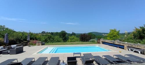 Saint-Cybranet Villa | Les Terrasses du Carlat, Le Logis, Demeure raffinée, situation idéale Dordogne, vues, piscine