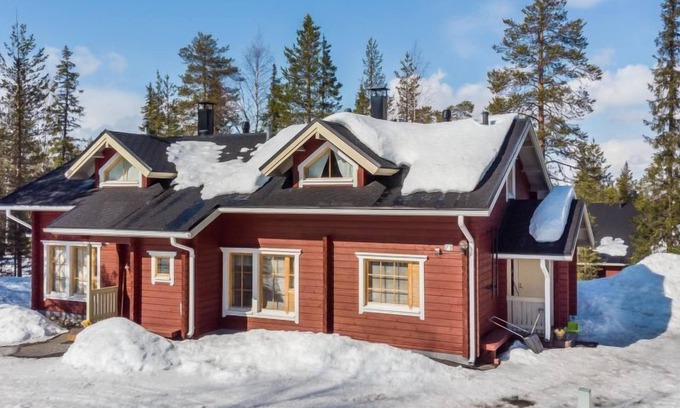 Sirkka House | Guest Rated 10/10: Levimaa by Interhome with Lake View