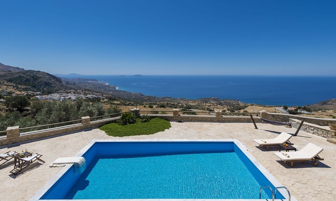 Kerames Villa | Stunning Libyan View Villa with Private Pool & Oceanfront