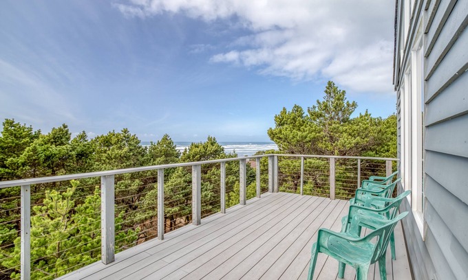 Seal Rock House | Bright Beach Home Steps from the Ocean - Pet Friendly Retreat!