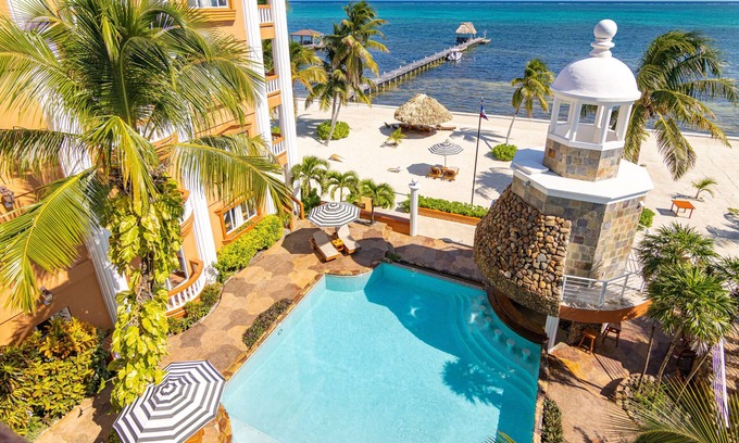 San Pedro Resort | Ocean View Villa at Lighthouse Beach – Rated 10/10!
