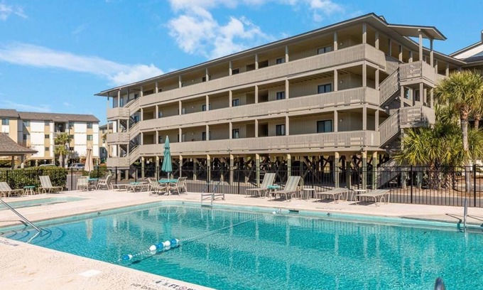 Tybee Island Condo | Oceanfront Lighthouse Point: Guest Rated 9.2 with Pool