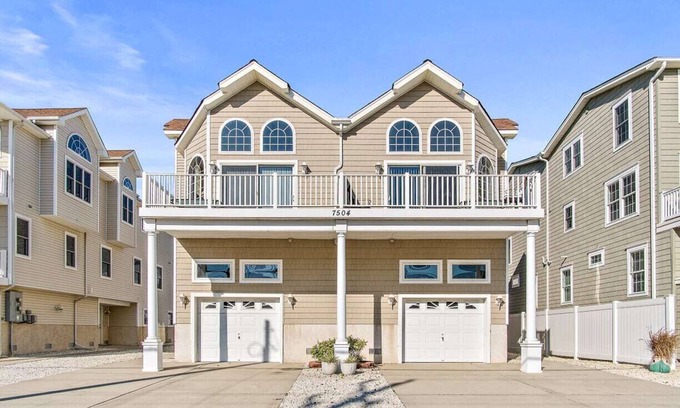 Townsend's Inlet House | Beachside Retreat: Steps from the Shore with Family Amenities