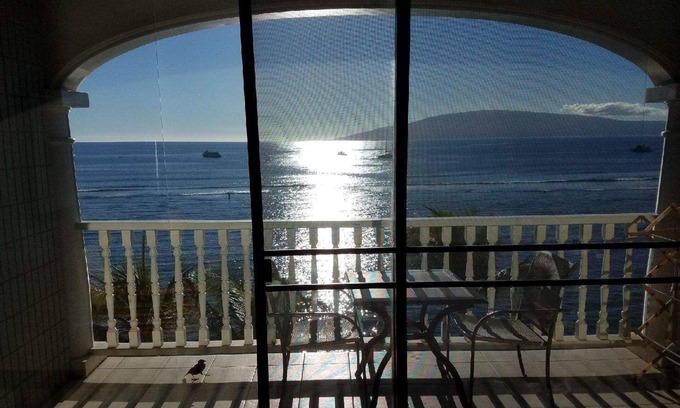 Historic Lahaina Front Street Apartment | Experience Lahaina: Ocean View Getaway with Top Amenities