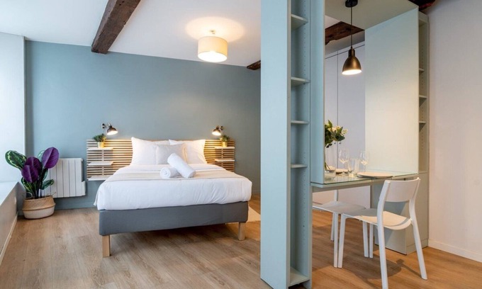 Historic Center Apartment | Prime Lille Hypercentre Studio with Spa & Breakfast Included