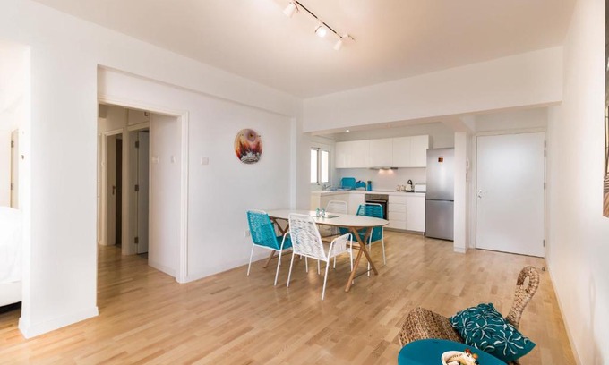 Skala Apartment | Oceanfront Limanaki Beach Apartment with Pool & High Ratings
