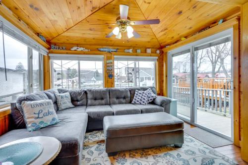 Lime Lake-Machias House | Lakefront Lime Lake Cottage with Deck & Dock Awaits You!