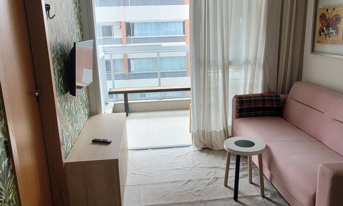 Itapua Apartment | Lovely 1-Bedroom Apartment with Rooftop Pool in Itapoã