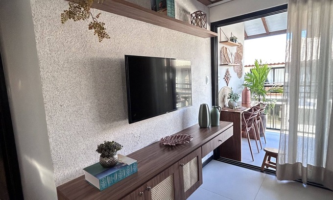 Acu da Torre Apartment | Cozy Apartment with Pool and Spa at Praia do Forte