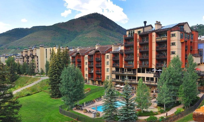 Vail Apartment | Guest Rated: Lionsquare Lodge North #282 with Pool & Hot Tub