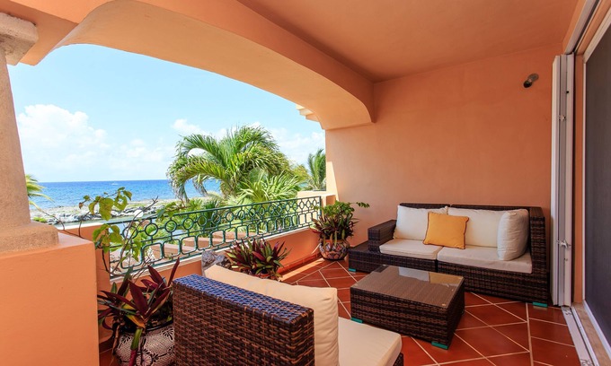 Puerto Aventuras Condo | Experience Ocean Sounds at Night with Top-Rated Amenities