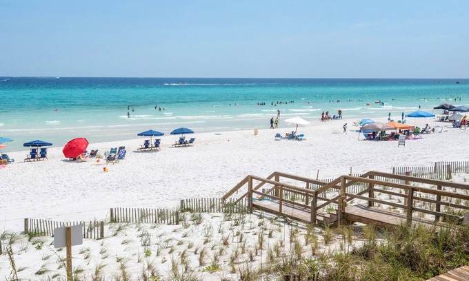 Miramar Beach House | Relaxing Gulf Front Condo with Ocean View and Kitchenette