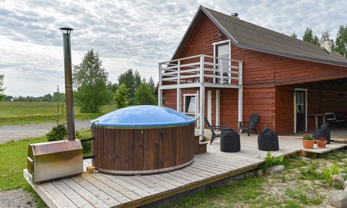 Lankupiai Villa | Rustic Lithuanian Villa with Sauna & Lakefront Serenity