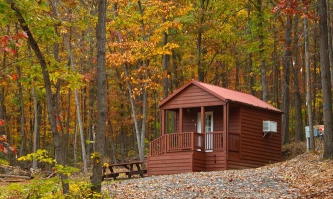 Luray Cabin | Cozy Little Bitty Cabin for Family Getaways