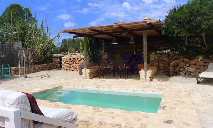 Formentera House | Charming Country House with Garden & Heated Pool Oasis