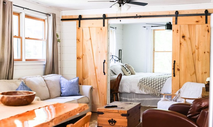 Morganton Cottage | Discover Little Farmhouse Escape: Ocean Views & Family Fun