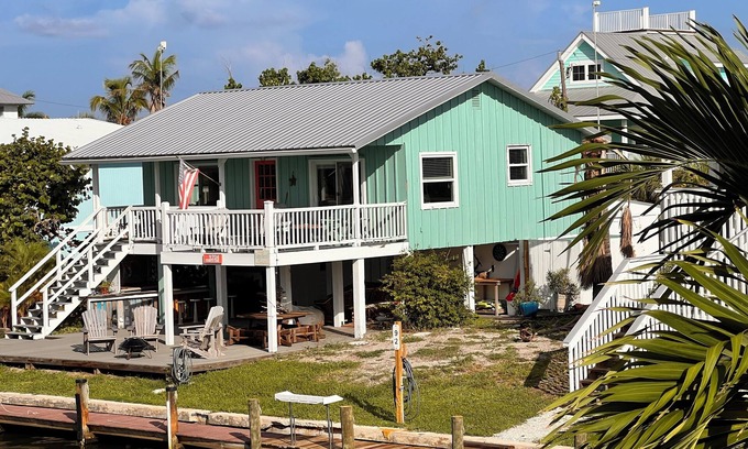 Placida Cabin | Waterfront Cabin on Little Gasparilla Island with Dock Access