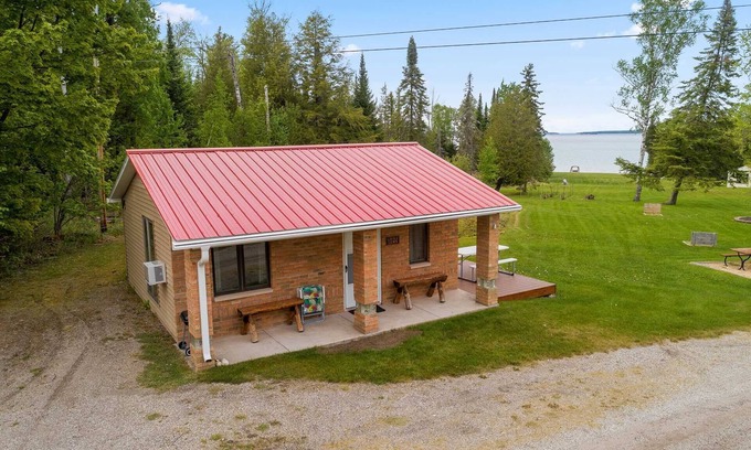 Cheboygan House | Inviting Lakefront Retreat with Ocean Views and Kids Welcome