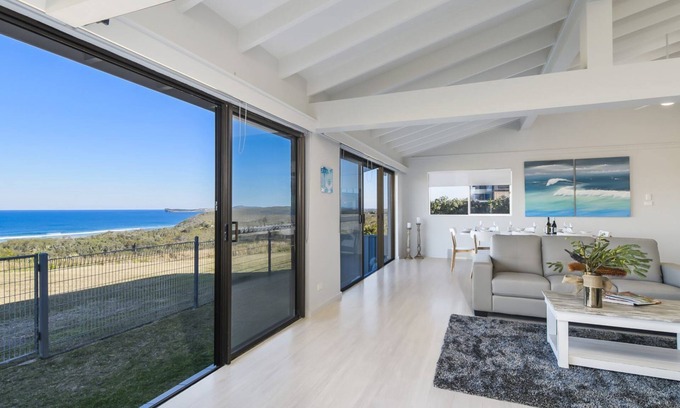Bonny Hills House | Little Ocean Paradise: Pet-Friendly Stay with Ocean Views