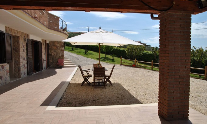Spigno Saturnia Villa | Scenic Sea View Retreat at Little Paradise on the Hill
