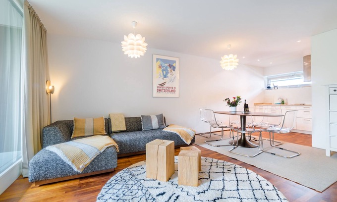 Andermatt Apartment | Exceptional Little Reuss: Cozy Central Apartment with Spa