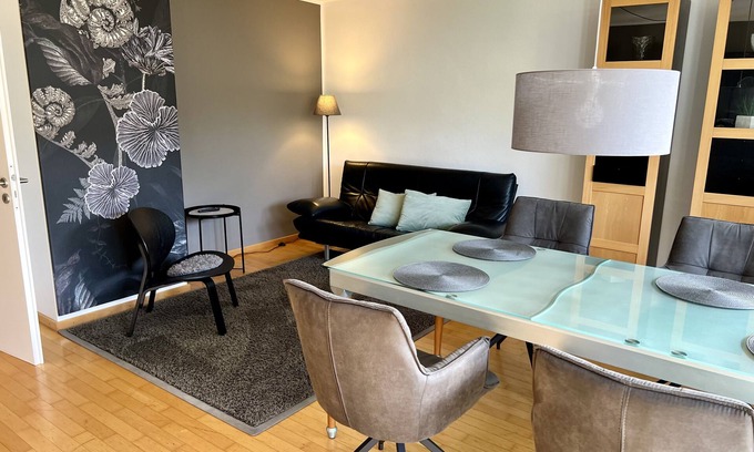 Grunwettersbach Apartment | Idyllic Countryside Retreat with Ocean View & Garden Space