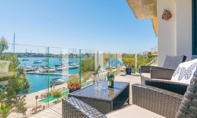 Portocolom Apartment | Oceanfront Llevant: Guest Rated 10/10 with Ocean Views