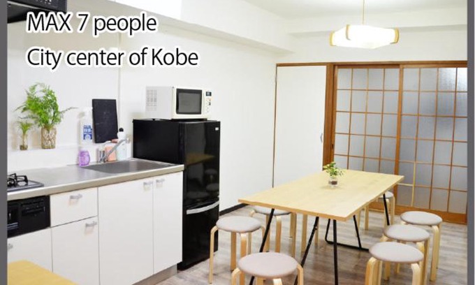 Kobe City Centre Apartment | Convenient Stay at Sannomiya Base for Up to 7 Guests