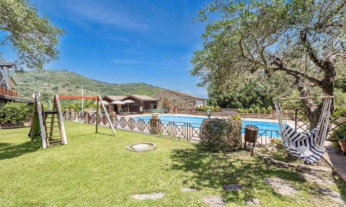 Casal Velino Ski Chalet | Cozy Stone Cottage with Shared Pool in Casal Velino, Italy