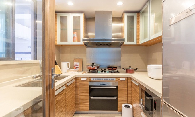 Xiangzhou District Apartment | Cozy Locals Boutique Apartment at Huafa Plaza 28