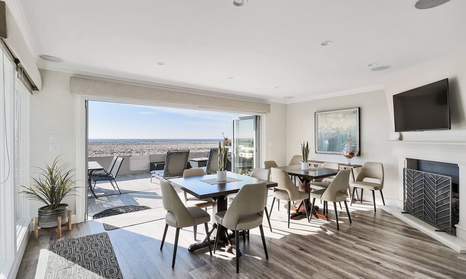 West Newport House | Beachfront Oasis with Two Master Suites & Ocean Views