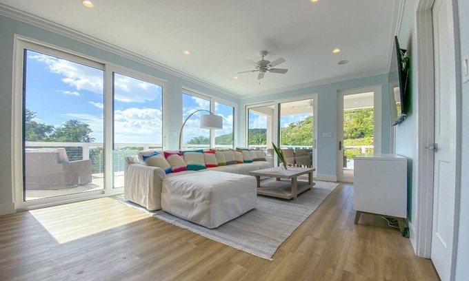 Estate Frenchman Bay Villa | Steps from Limetree Beach with Pool and Ocean Views