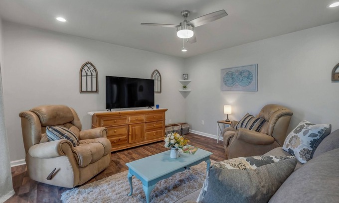 Cullman House | Prime Location: Steps from Shopping & Pet-Friendly Amenities