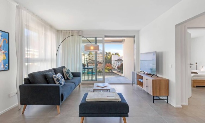 Locarno Apartment | Pet-Friendly Lakeview Retreat: LocTowers A3.4.2 by Interhome
