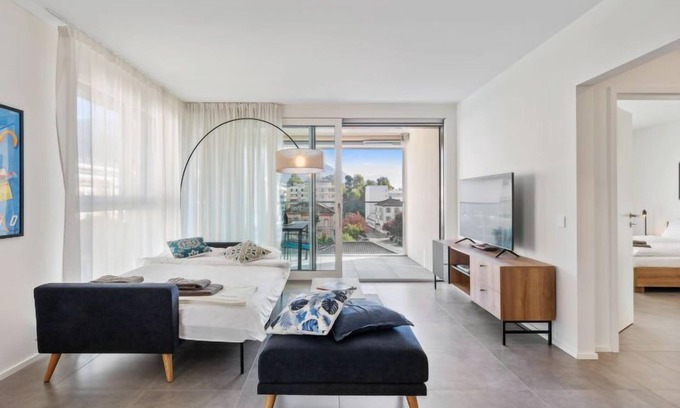 Locarno Apartment | Experience LocTowers A4.3.1: Guest Rated 9.8 with Lake View