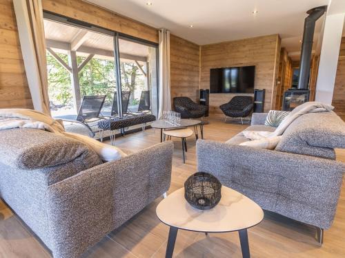 Le Chambon-sur-Lignon House | Luxury Lodge with Spa, Pool, and Golf Options Await You