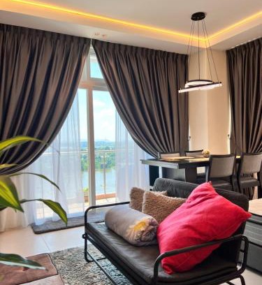 Kuching Apartment | Elegant 2-Bedroom Suite at Kuching Riverine Resort