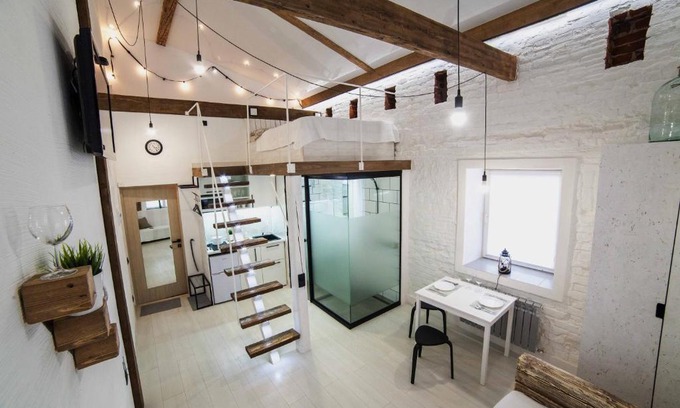 Nizhniy Novgorod City Centre Apartment | Stylish LoFT Duplex Near the Kremlin - Guest Rated 10/10