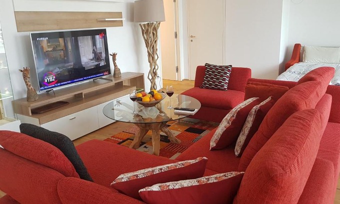 Neubau Apartment | Inviting Loft #11 with Expansive Loggia and Terrace