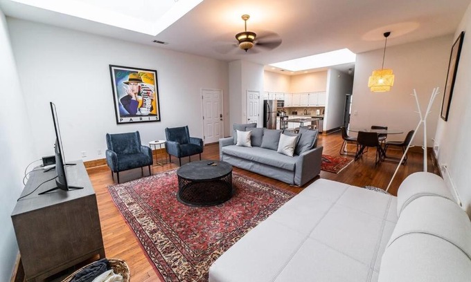 Columbus House | Bright Skylight Loft Close to Ft Benning - Family Friendly