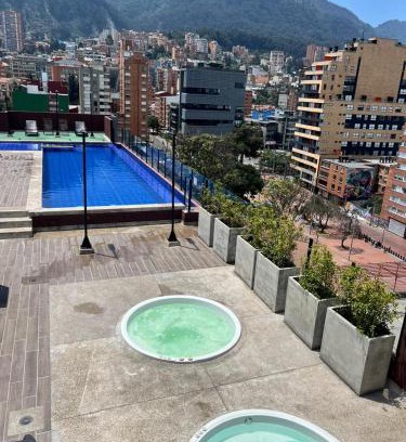 Chapinero Apartment | Inviting Chapinero Loft with Pool and Gym Amenities