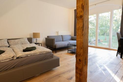 Mugeln Apartment | Exquisite Loft Apartment with Large Bathtub & Family-Friendly